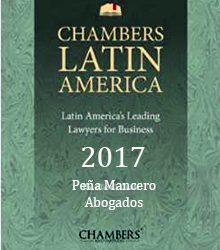 Peña Mancero Abogados entre el ranking de firmas colombianas de la Chambers & Partners